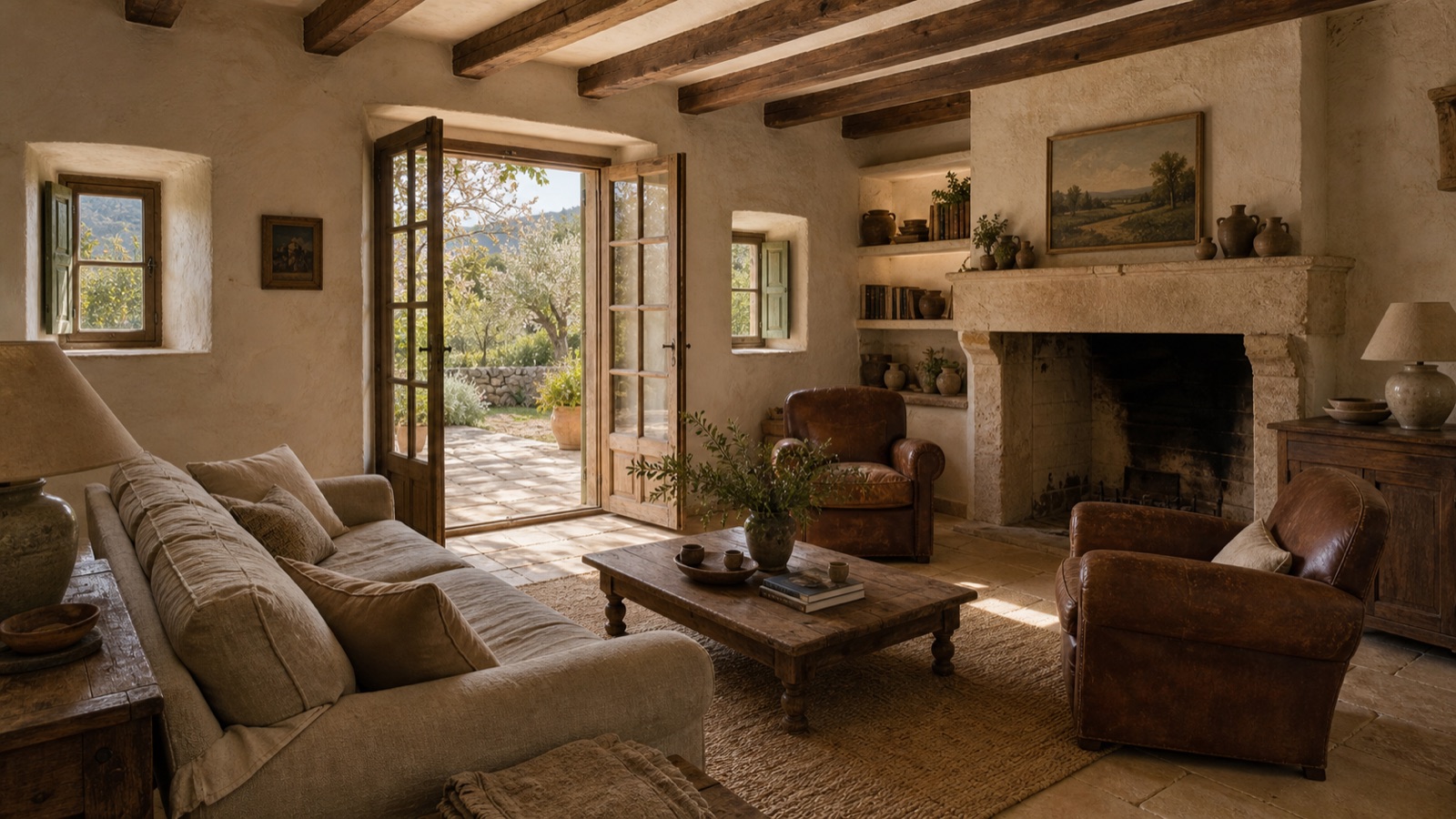 Main salon at Casa Almendro