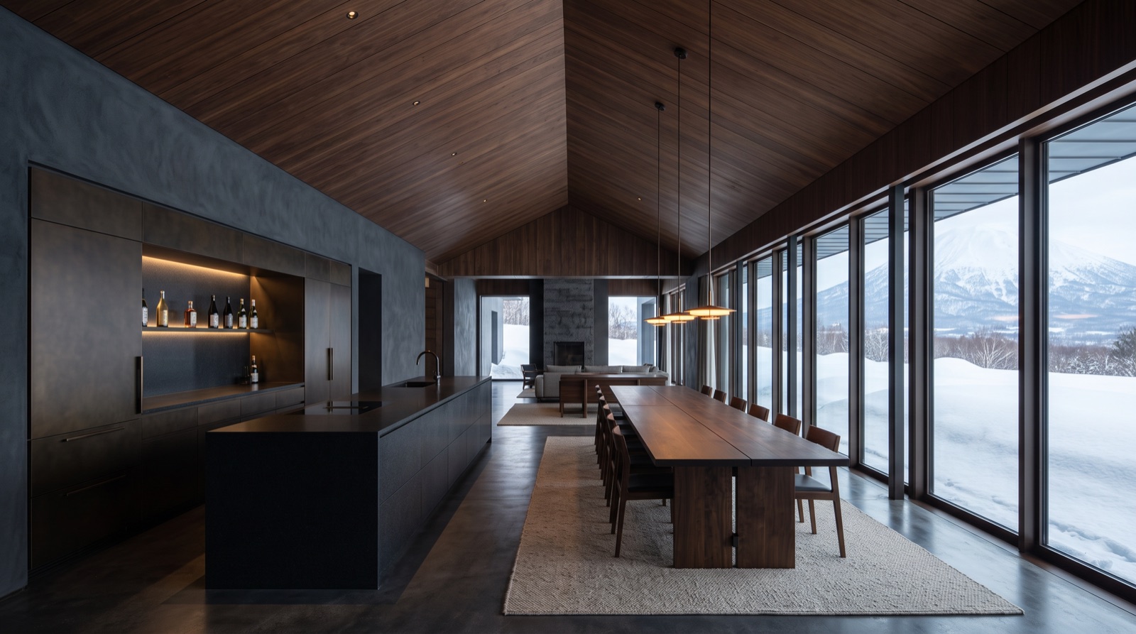 Kitchen & dining at Kuro Ridge