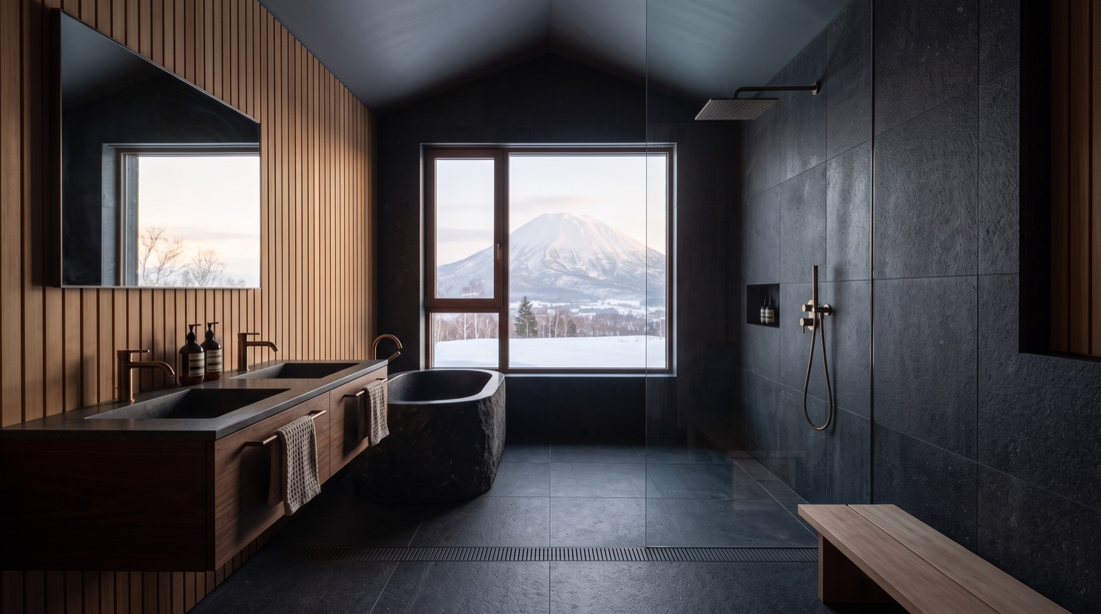 Primary bathroom at Kuro Ridge