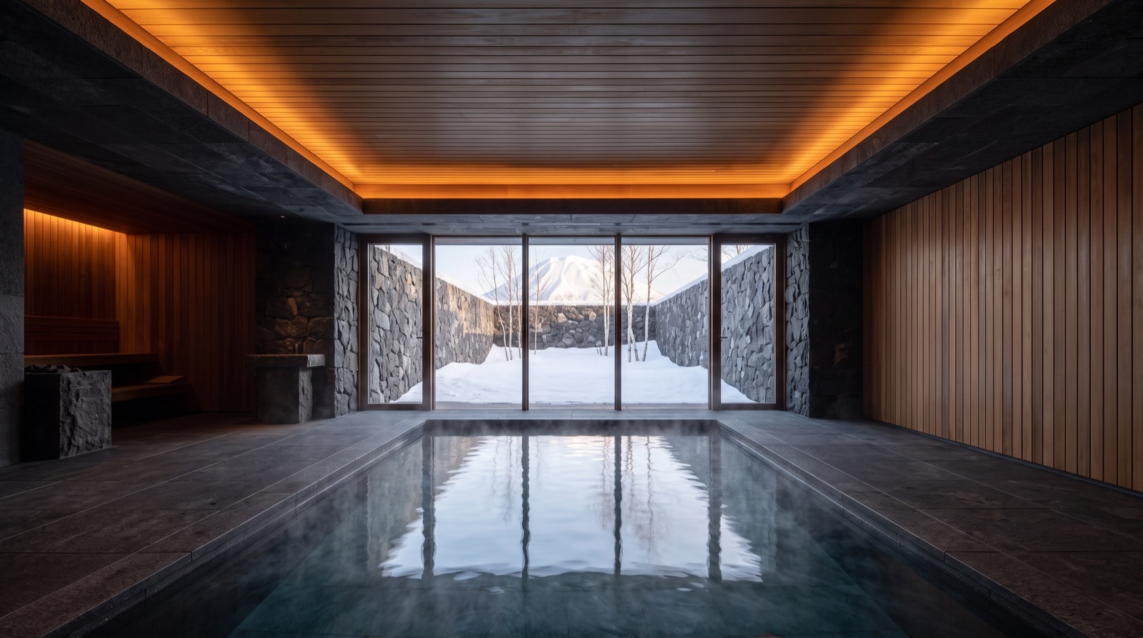 Lower onsen at Kuro Ridge